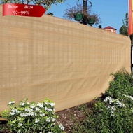 Beige Thick Privacy Cover  Fence Patio Shade Net Sun Protection