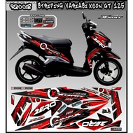 STRIPING XEON GT 125 STICKER YAMAHA XEON GT STICKER CUSTOM XEON GT POLE VATIATION