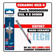 BOSCH 2608900590 HEX-9 HARD CERAMIC DRILL BIT DIAMETER 6MM x 90MM (1PC), TO REPLACE 2608579506