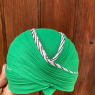 READY COD!!! BLANGKON JOGJA LIPAT HIJAU LIS SAMURAI PUTIH SLIWIR UKURAN LENGKAP!!! MULAI DARI BAYI S