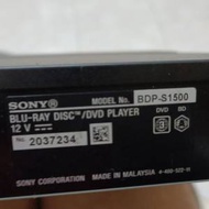 Sony BDP-S1500蓝光機，注意：原廠火牛遺失，已配另一隻，正常運作，兼送70多隻另類...