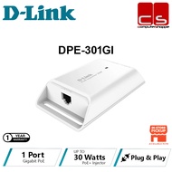 D-Link 1-port Gigabit 802.3af PoE & 802.3at PoE+ Injector DPE-301GI