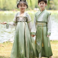 Hanfu Boys Chinese Ancient Tang Costume Girls Fairy Ancient Costume Children Chinese School Uniform