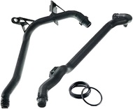 Set of 2 Engine Heater Inlet Pipe and Water Coolant Pipe with O-Rings for BMW E46 E39 E36 E85 Z3 Z4 