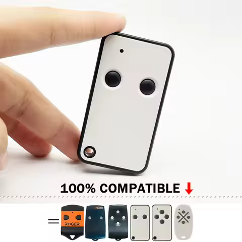 ROGER Technology E80/TX52R/2 E80/TX52R/4 TX22 TX10 TX1 H80 M80 E80 TX52R Garage Door Remote Control 
