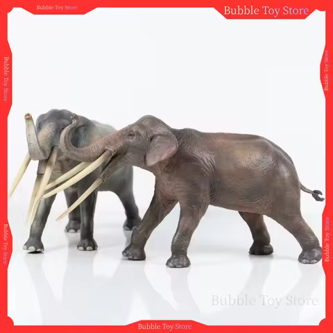 In Stock Stegotetrabelodon Extinct Ancient Elephant Palaeoloxodon Animal Models 1:35 Scale Animal Fi
