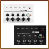 [V E C K] 4 Channels Audio Mixer Portable Ultra Low-Noise Mixer Mini Stereo Mixer Audio USB Mixer for Recording Studio
