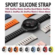Soft Sport Silicone Strap Band for Smart Watch OnePlus Watch / OnePlus Nord Watch, OnePlus Watch 3 2