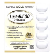 California Gold Nutrition, LactoBif 30 益生菌，300 億 CFU，60粒