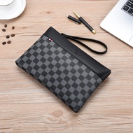 Tas Tangan Clutch Pria Wanita Dompet Tangan Dompet Besar Tipis Serbaguna Import Bahan Kulit PU Premi