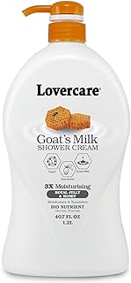 Lover's Care Goat's Milk Moisturizing Body Wash Shower Cream Royal Jelly &amp; Honey 40.7 Fl Oz - Single