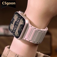 C5GOON Magnetic Silicone Watch Strap for Watch Bands 38mm 40mm 42mm 44mm 46mm 49mm Bracelet iWatch S