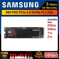 Samsung 980 PRO PCle 4.0 NVMe M.2 Up to 7000MB/s SSD 250GB 500GB 1TB 2TB 12BUY.MY
