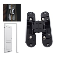 2021Hidden Door Hinges Invisible Hinges Concealed Hinges Zinc Alloy 180 Degree Swing Hinge 3 Way Adj