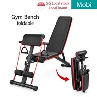 Foldable Adjustable Weight Bench Foldable Sit Up Bench Workout Gym Bench Abdominal Fitness Home Gym 