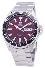 ORIENT RA-AA0003R KAMASU MAKO III AUTOMATIC Red Dial Silver Stainless Steel WATER RESISTANCE CLASSIC MEN WATCH