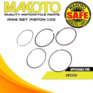 MAKOTO RING SET PISTON 1.00 XR200 -9003-0086AZ