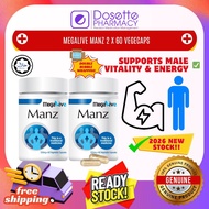 MEGALIVE MANZ [EXP:12/26] FOR MEN VITALITY & ENERGY & PERFORMANCE 60S/2x60S  - TONGKAT ALI,TRIBULUS,