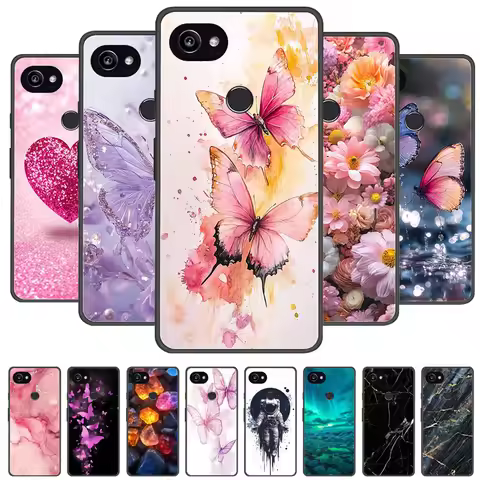 For Google Pixel2 Pixel 2 3A XL Case Marble Soft Matte Silicone Back Cover For Google Pixel 2 XL 2XL