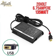 135W 20V 6.75A USB Adapter Charger ThinkPad T440p Y50-70 R720 Y700 T540p P51 P52 S5 ADL135NLC3A New