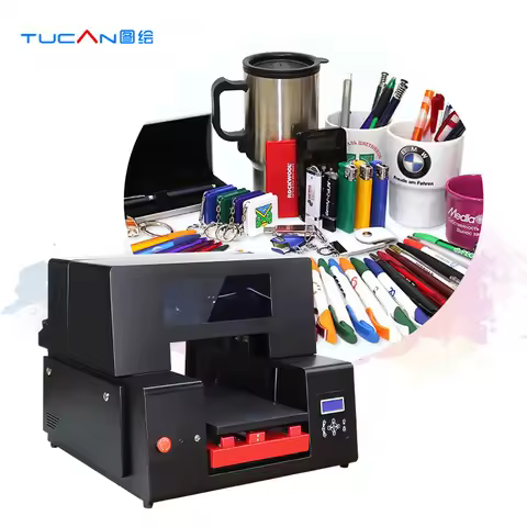 Small Format A3 Uv Led Flatbed Printer 3d Effect Wood Printer Digital Uv Flatbed Printer