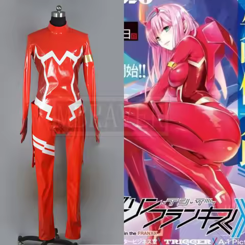 Zero Two Darling in the Franxx 02 Combat Suit Cosplay Costume Custom Made