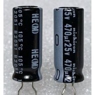 Nichicon HE 470uf 25v capacitor