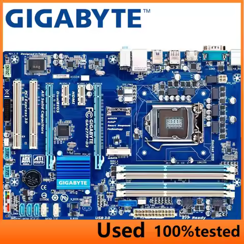GIGABYTE GA-Z77P-D3 Desktop Motherboard Z77 LGA 1155 i3 i5 i7 DDR3 32G ATX UEFI BIOS Original Used