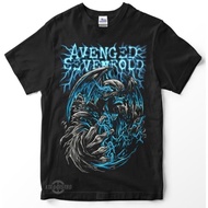 Avenged Sevenfold Power Lightning Premium Band T-Shirt Metal T-Shirt A7X Av7X Bat Logo Dear God