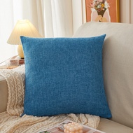 30x50/40x40/45x45/50x50 màu trơn cotton ghế sofa bằng vải lanh Vỏ gối tựa nhà Gối trang trí Bìa (khô