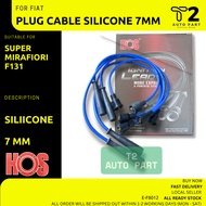 T2 PLUG CABLE FIAT SUPERMIRAFIORI SUPER MIRAFIORI F131 7MM SILICONE 1SET