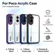 For Poco X8Pro X8Promax F8ultra F7ultra F7 X7 Pro C85 C75 C71 C65 C61 Airbag Shockproof Acrylic Case