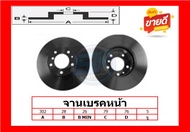 จานเบรค ยุโรป TRW รุ่น BMW E32 730iiL 740iE34 540i ปี 86-97 (โปรส่งฟรี) สินค้ารับประกัน6เดือน หรือ 2