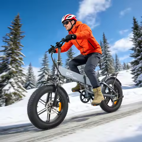 Cmacewheel RX20 Electric Mountain Bike 950W Peak Power 48V 18AH Battery 65KM Range 20' Fat Tire Remo