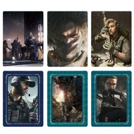 55pcs Mobile Game Delta Force Laser Holographic Lomo Cards Wuthering Waves Kai Silva Roy Smee Rover 