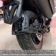 Fit For YAMAHA TMAX530 T-MAX 530 12-19 TMAX560 T-MAX 560 Motorcycle LED Light License Plate Rack Rea