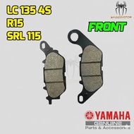 BRAKE PAD YAMAHA LC135 V1 V2 V3 V4 V5 V6 / LC135 4S / LC135 4SPEED / R15 V3 FRONT ORIGINAL YAMAHA FR