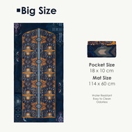 Prayer Rug - Moroccan Blue BIG Size, Travel Prayer Rug, Travel Prayer Rug, Travel Prayer Rug - Water
