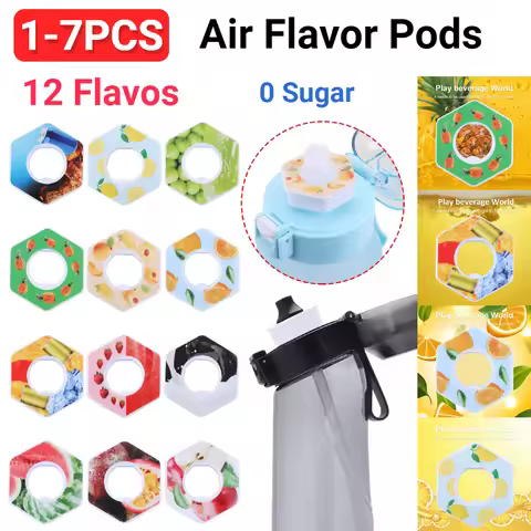 Air Flavor Pods Water Bottle Flavor Caps 0 Sugar Fruit Scent Pods Non Toxic Water Cup Scented Pods C