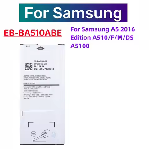 Mobile Phone Battery For Samsung Galaxy A5 2016 A510 A510F A5100 A510M A510FD A510K A510S EB-BA510AB