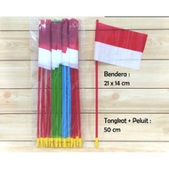 20pcs INDONESIAN FLAG WHISTLE STICKS