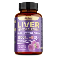 Liver Cleanse Detox & Repair with Milk Thistle Dandelion Root Artichoke Extract Alpha Lipoic Acid 12