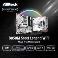 ASRock B850M Steel Legend WiFi Micro ATX Motherboard AM5 Ryzen 9000 8000 7000 DDR5 WiFi 7 PCIe 5.0