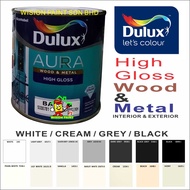1L ( 1 LITER ) Dulux Aura High Gloss - (Cat Besi/ Cat Kayu) ICI DULUX AURA High Gloss Finish / A wpc