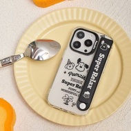 黑白涂鴉手機殼 美式雙層TPU手機套 手機保護套