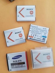 Samsung SLB-1037 Li-ion battery Panasonic P545 Sony NI-MH 香口膠 電池 鋰電 電芯 SLB-07A  NP-BN1 三星 樂聲