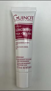 現貨 Guinot - Longue Vie +  Eye Cream 30ml 細胞養生抗氧眼霜 30ml 新產品