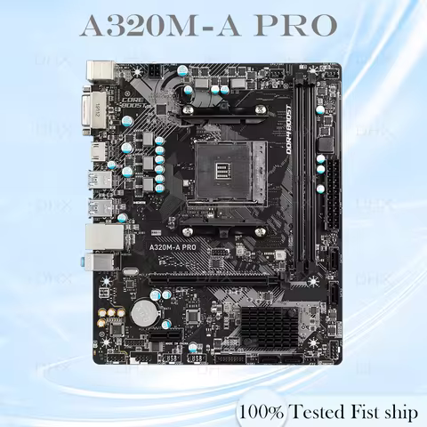 For MSI A320M-A PRO Motherboard 32GB Socket AM4 DDR4 Micro ATX Mainboard 100% Tested Fully Work be F