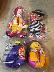 McDonald's 麥當勞 1997 年Disney 布偶膠公仔 套裝 全新