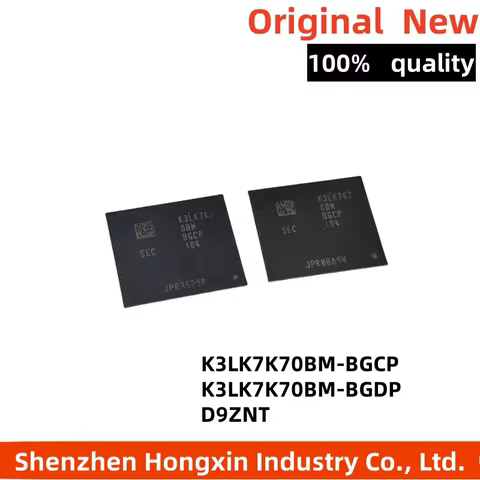 1 piece K3LK7K70BM-BGCP D9ZNT LPDDR5 single 8GB RAM chip 496 ball testing and protection machine